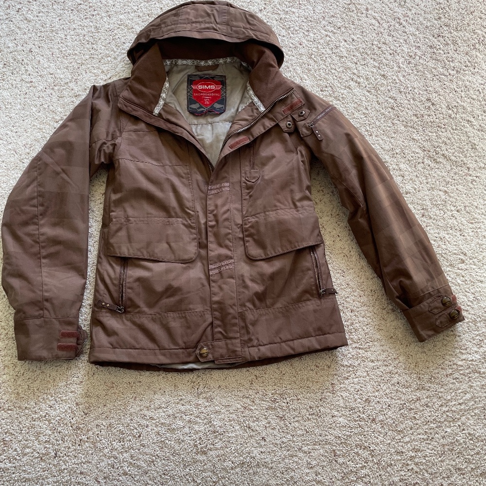 Sim’s Brown Plaid Snowboard/Ski Jacket